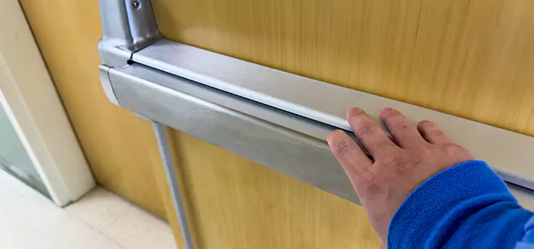 Installing a Push Bar on a Door Northglenn